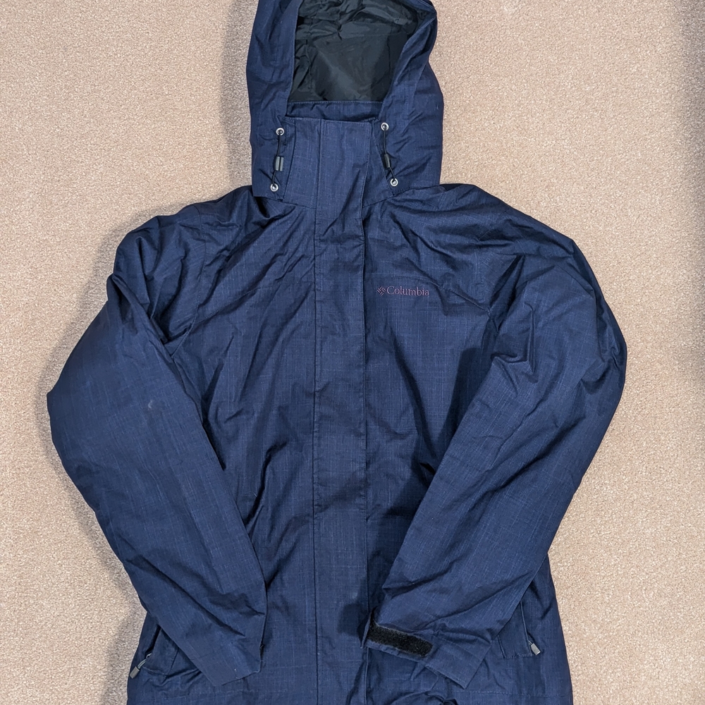 Columbia Dark Blue Hooded Jacket